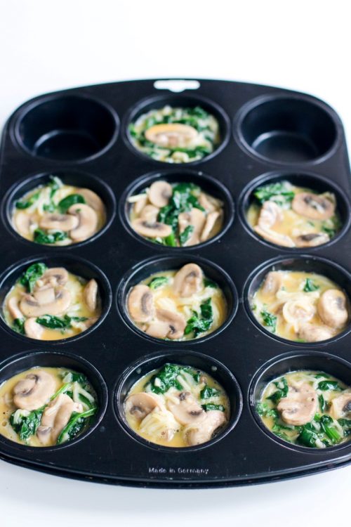 Eier-Muffins-mit-Spinat-und-Champignons-Rezept-Frühstück-4
