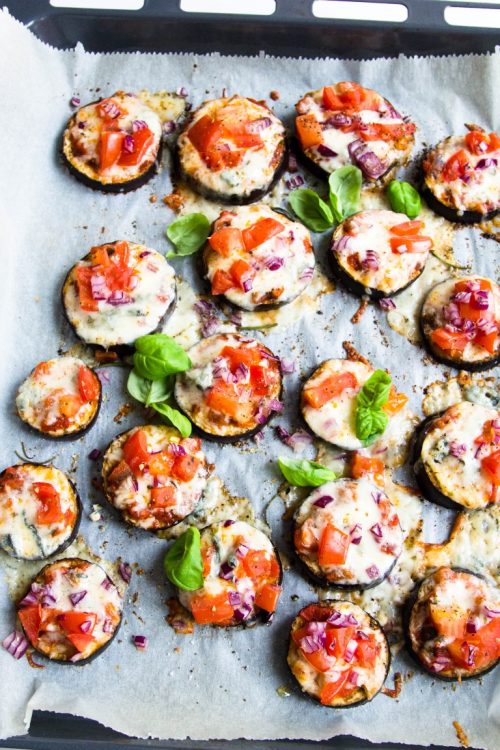Auberginen-Pizzette-überbacken-Mozzarella-Gorgonzola-Tomate-Rezept-18
