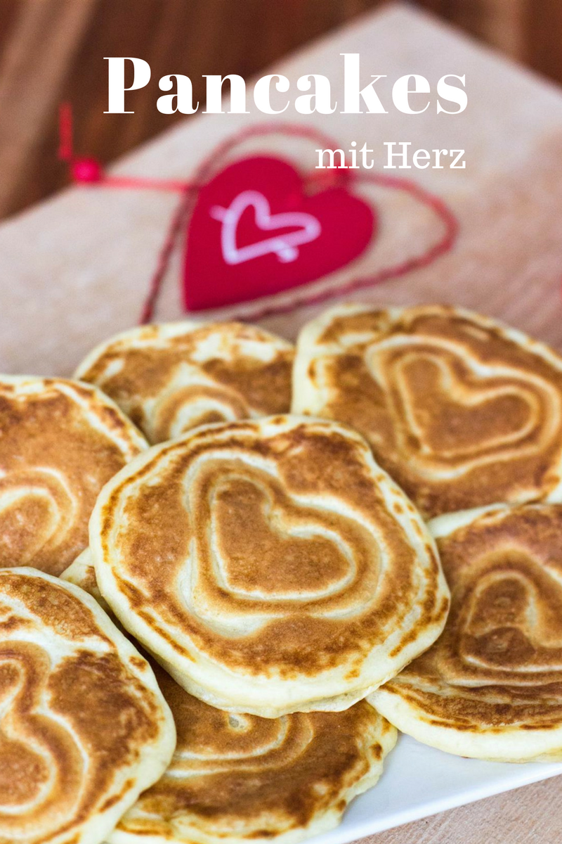 Pancakes mit Herz