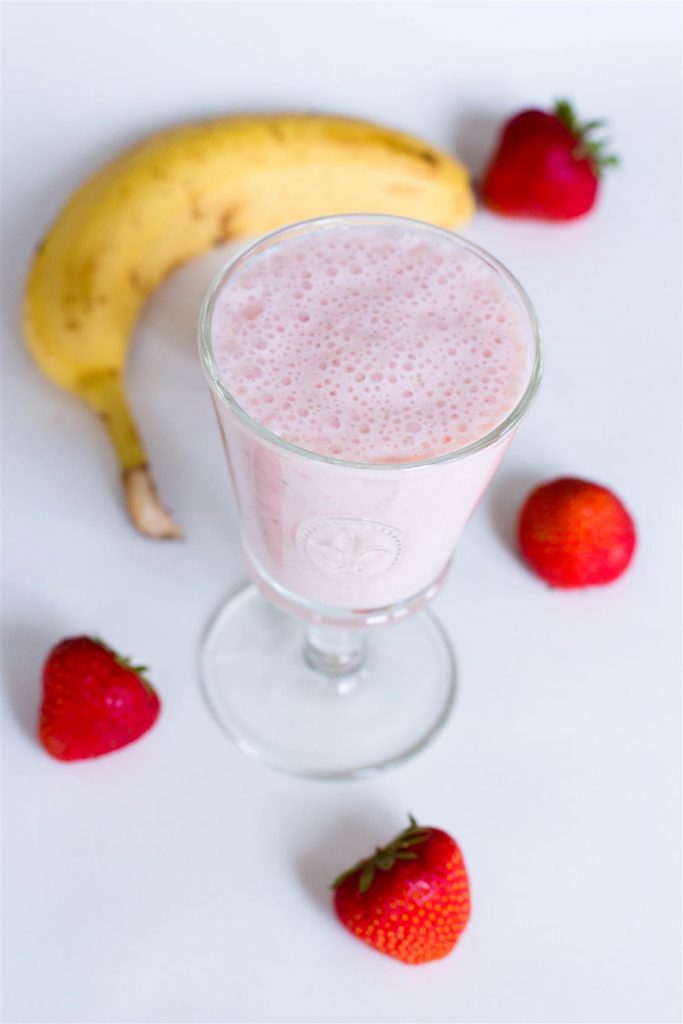 Bananen Erdbeer Shake