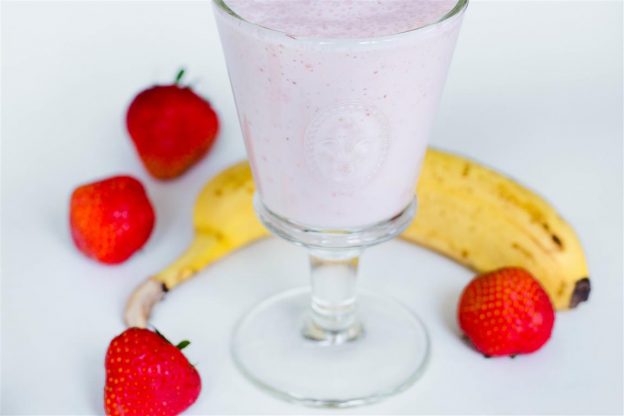 Bananen Erdbeer Shake