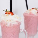 Erbeer Milchshake Rezept mit Eis