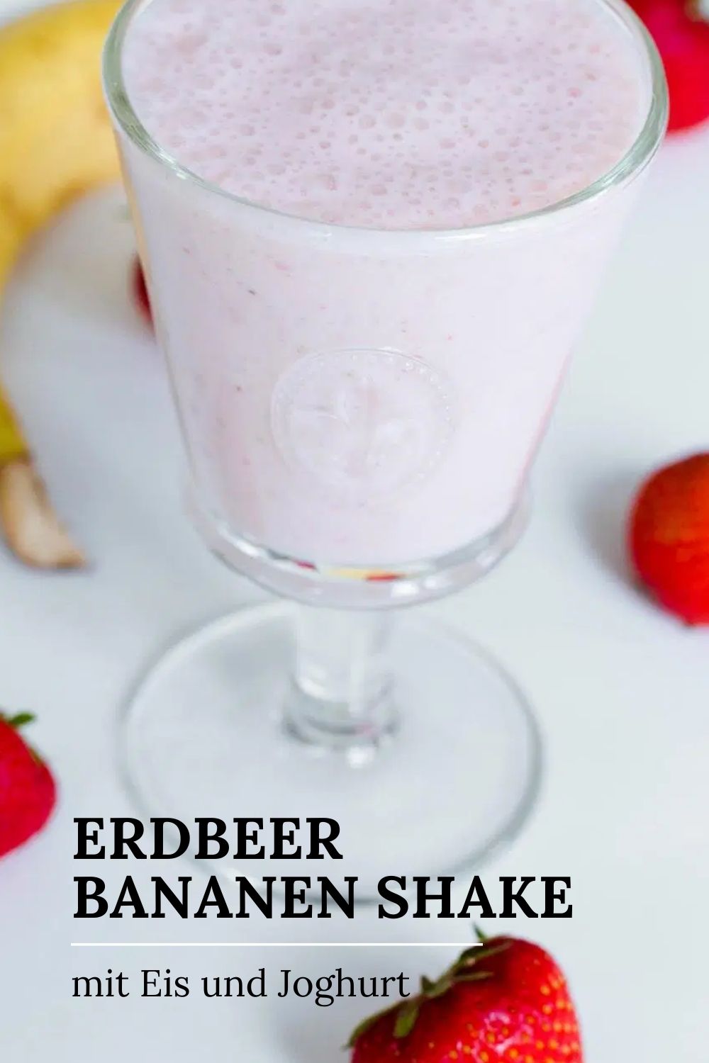 Bananen Erdbeer Shake