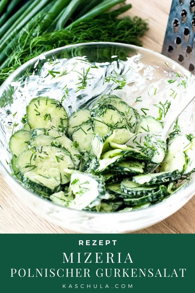 Polnischer Gurkensalat Mizeria Rezept