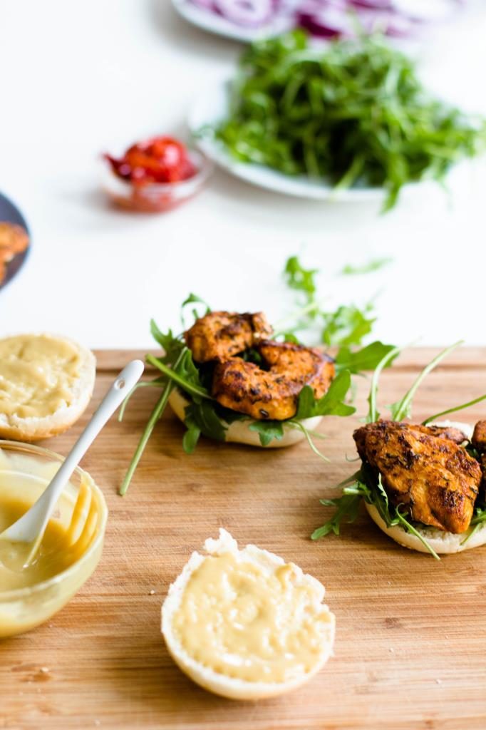 Chickenburger selber machen