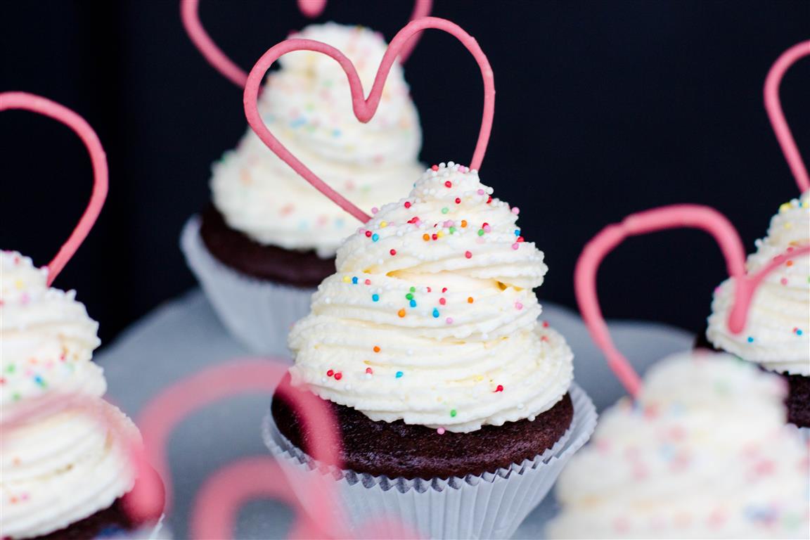 Cupcakes mit Herz