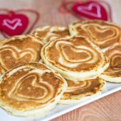 Pancakes mit Herz