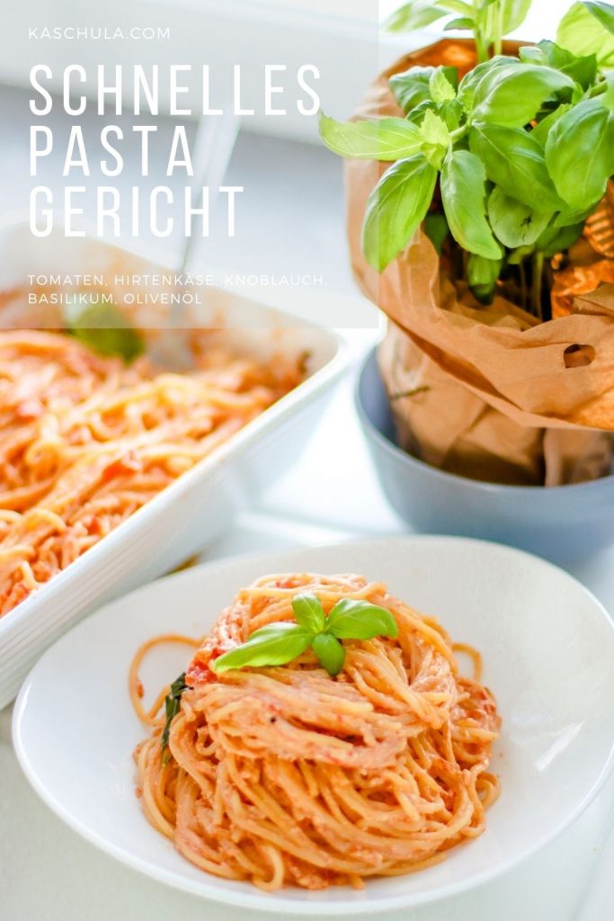 schnelle Pasta in 15 Minuten