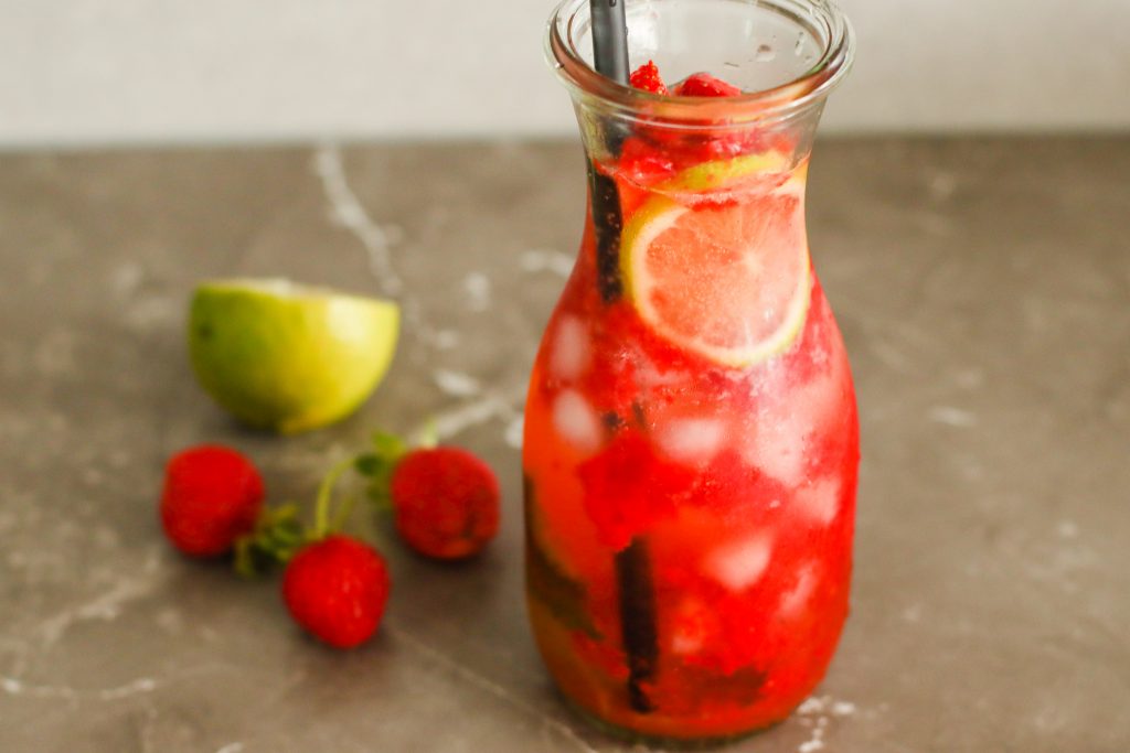 Erdbeer Mojito Limonade Rezept