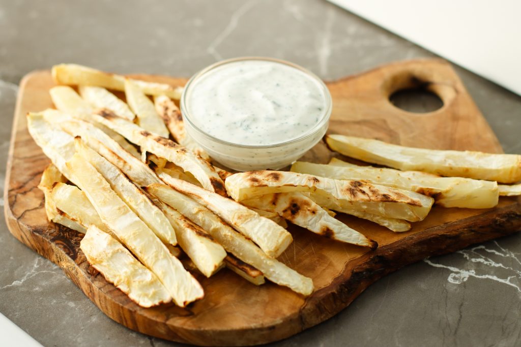 Sellerie Pommes aus dem Backofen Rezept
