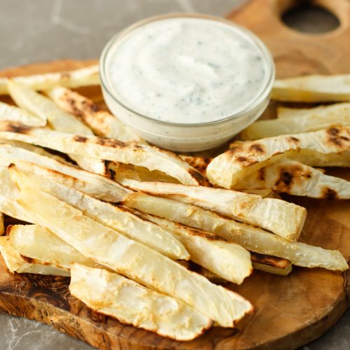 Sellerie Pommes aus dem Backofen Rezept
