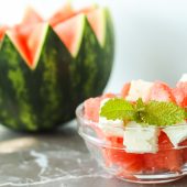 Wassermelone Feta Salat