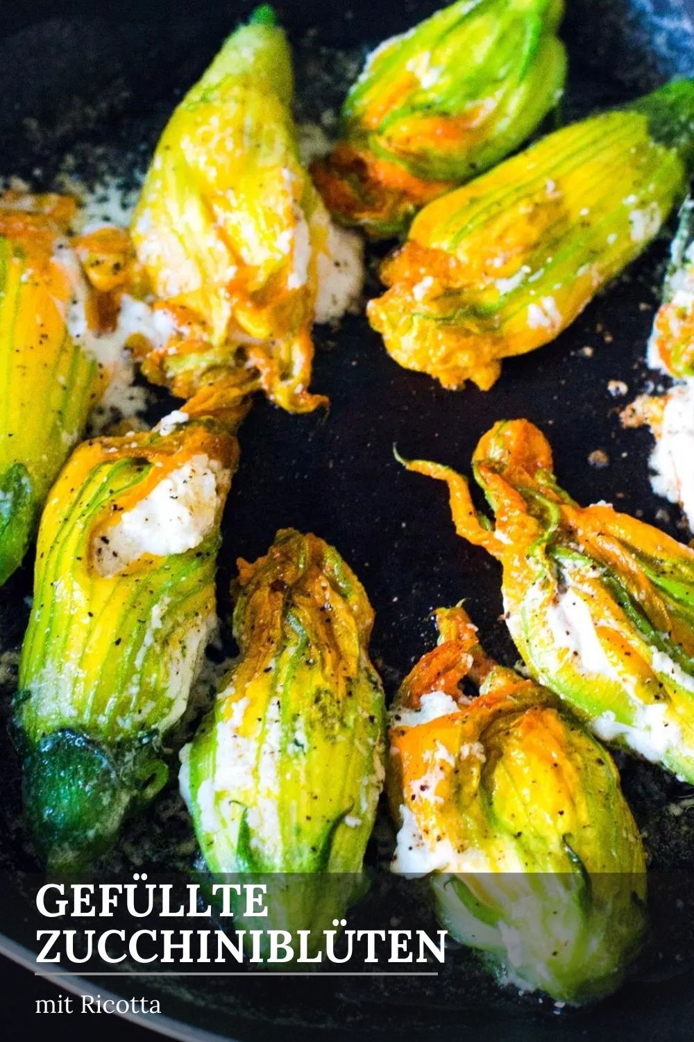 gefüllte Zucchiniblüten mit Ricotta Rezept